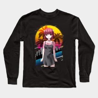 Elfen Lied's Visual Symphony Manga Artistry In Focus Long Sleeve T-Shirt